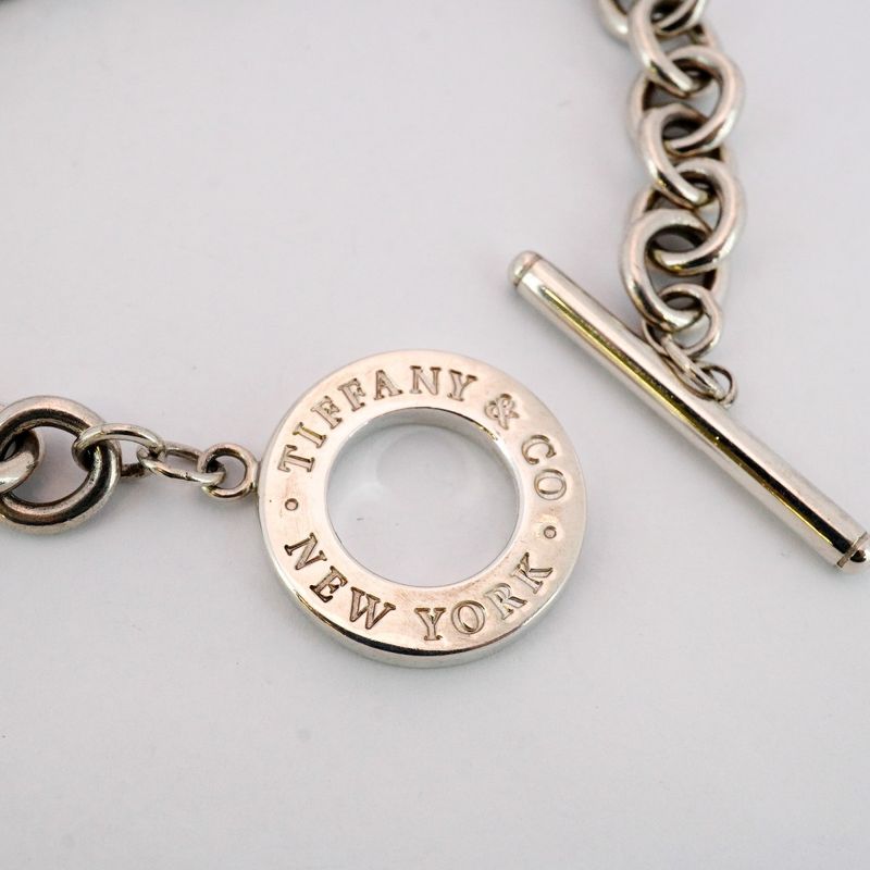 Tiffany & Co Bracelet Toggle Silver 925 Men Women Unisex