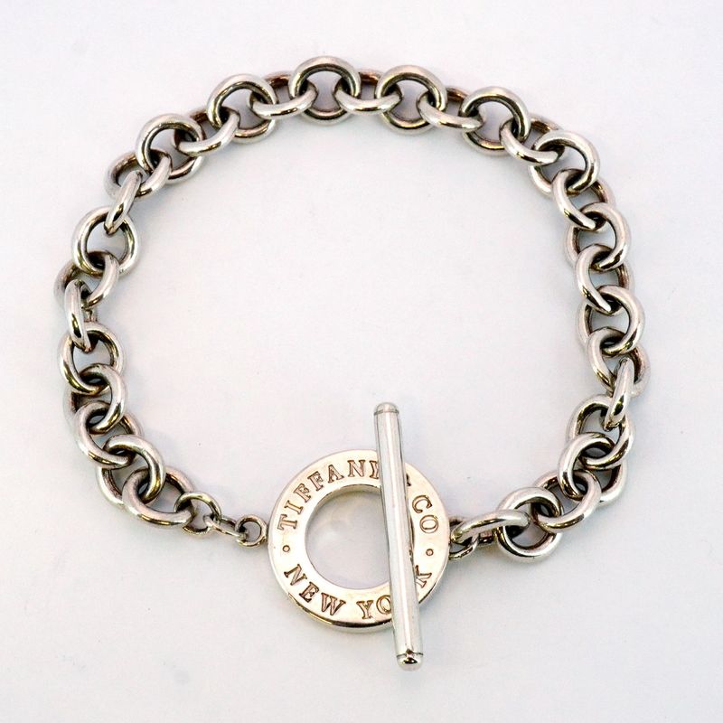 Tiffany & Co Bracelet Toggle Silver 925 Men Women Unisex