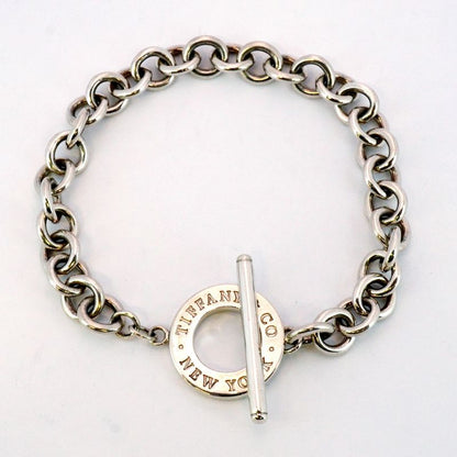 Tiffany & Co Bracelet Toggle Silver 925 Men Women Unisex