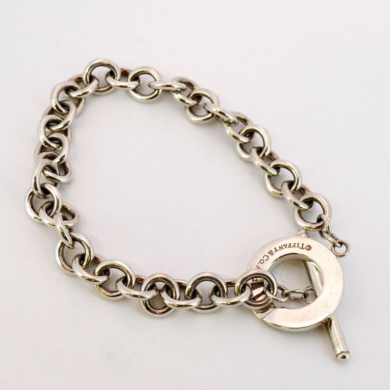Tiffany & Co Bracelet Toggle Silver 925 Men Women Unisex