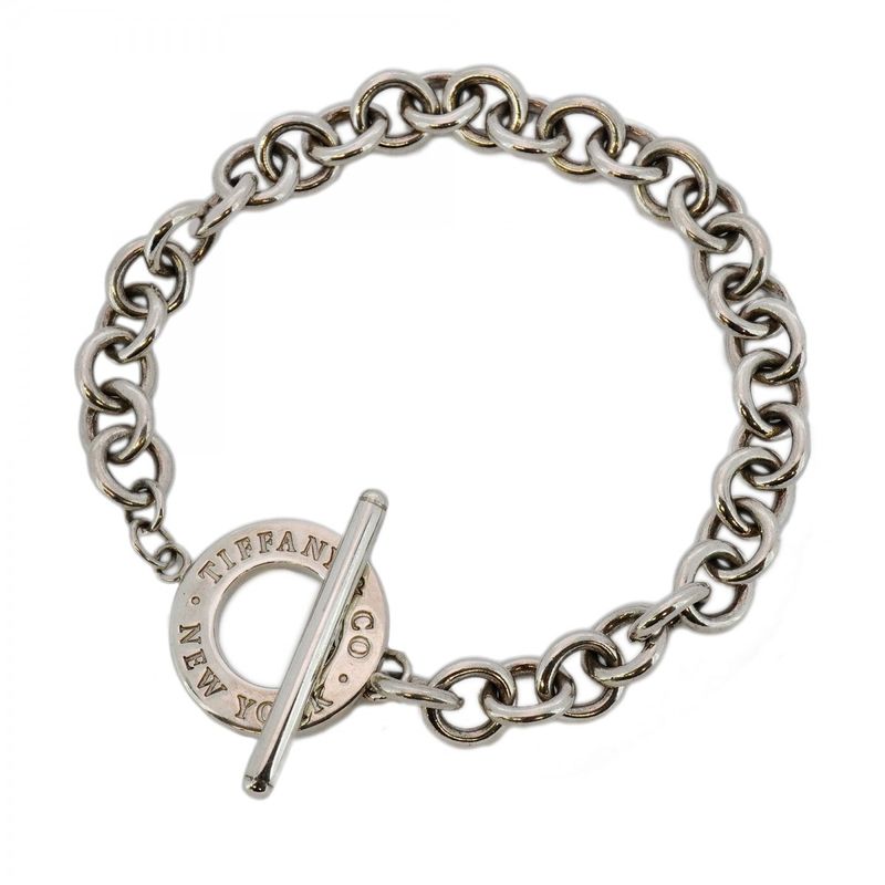 Tiffany & Co Bracelet Toggle Silver 925 Men Women Unisex