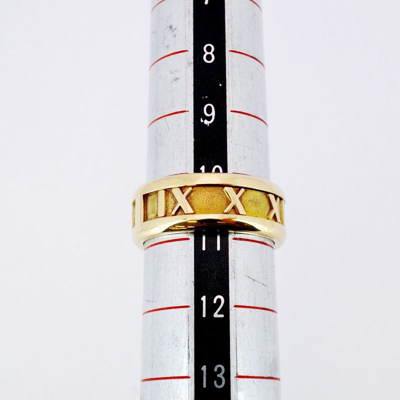 Tiffany & Co Ring Atlas 18K Yellow Gold Yellow Gold Size 105 Ladies