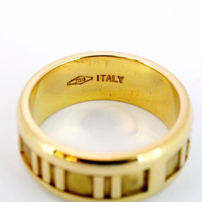 Tiffany & Co Ring Atlas 18K Yellow Gold Yellow Gold Size 105 Ladies