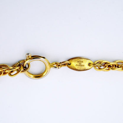 Chanel Necklace Vintage Coco Mark GP Plated Gold Ladies