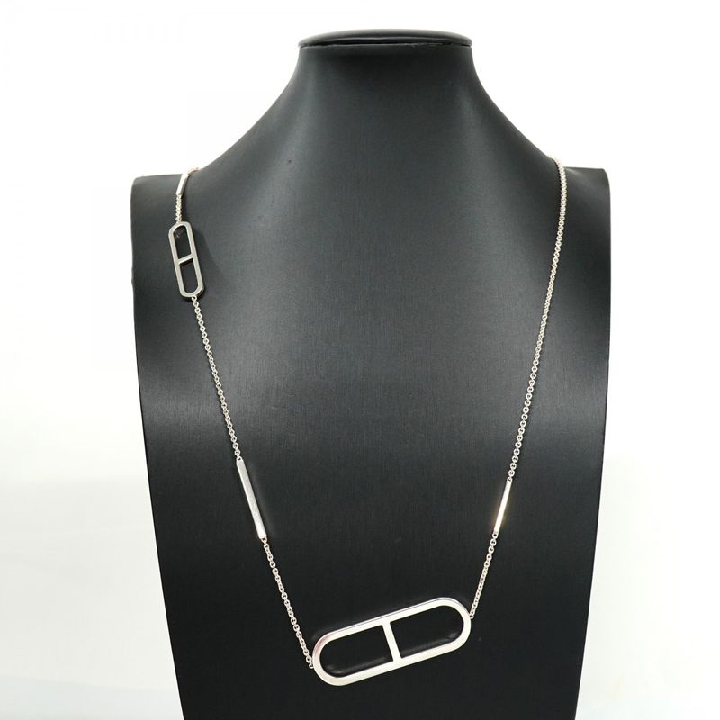Hermes Necklace Eva - Chaine D'ancre / Long 925 Silver Men Women Unisex