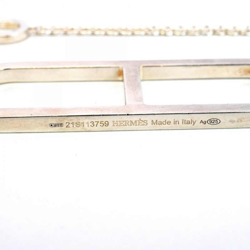 Hermes Necklace Eva - Chaine D'ancre / Long 925 Silver Men Women Unisex