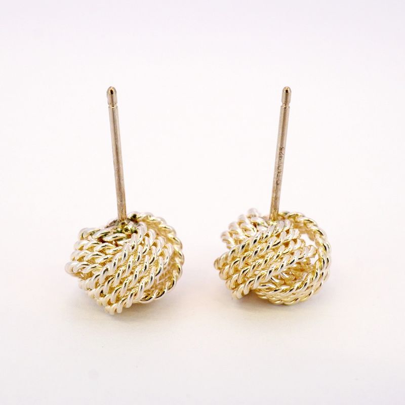 Tiffany & Co Earrings Somerset/mesh 925 Silver Ladies