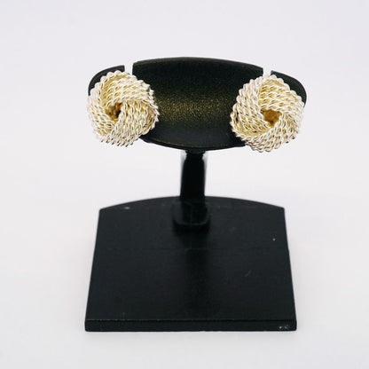 Tiffany & Co Earrings Somerset/mesh 925 Silver Ladies