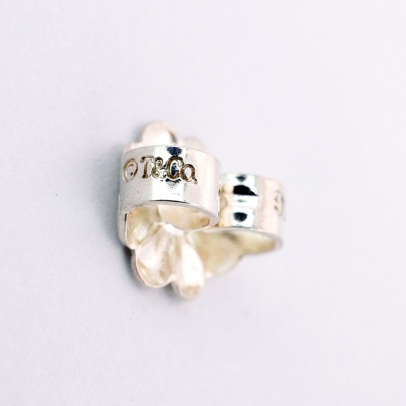 Tiffany & Co Earrings Somerset/mesh 925 Silver Ladies