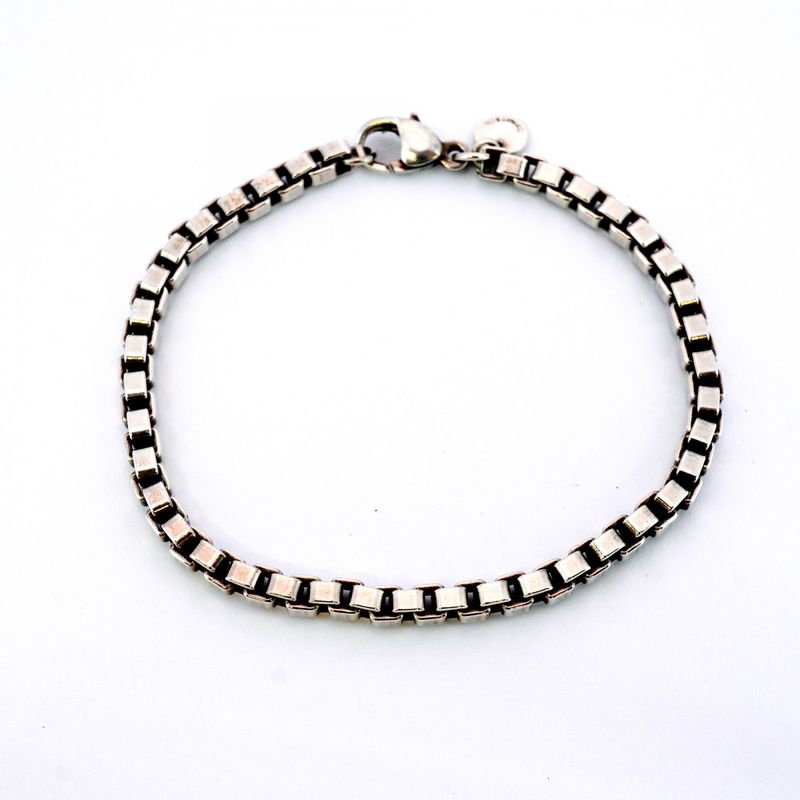 Tiffany & Co Bracelet Venetian Silver 925 Men Women Unisex