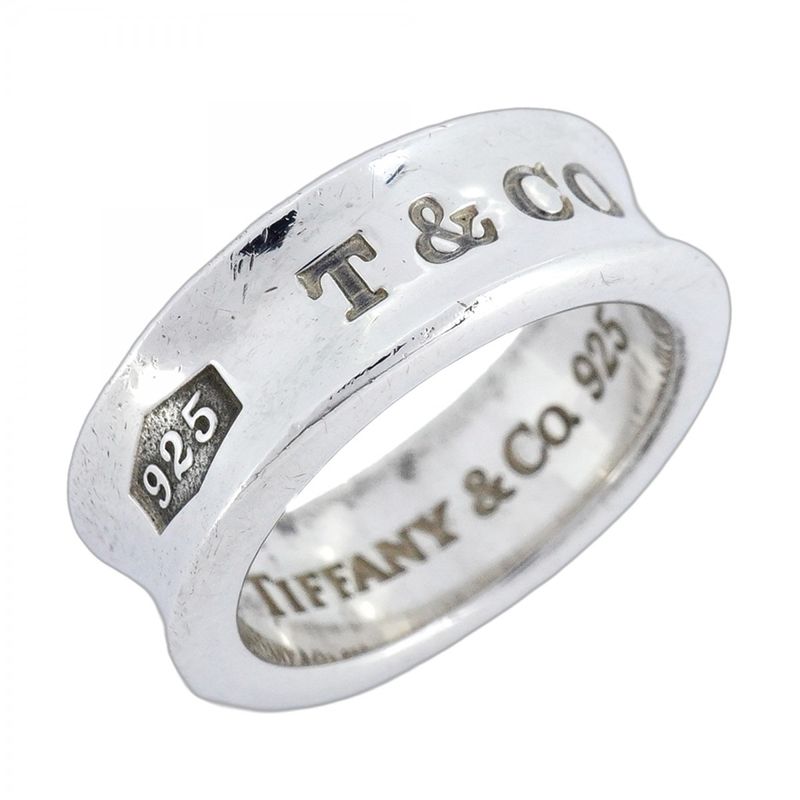 Tiffany & Co Ring Narrow Silver 925 Size 9 Ladies