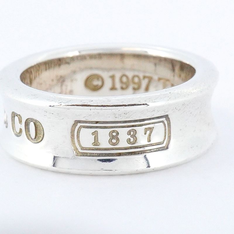 Tiffany & Co Ring Narrow Silver 925 Size 9 Ladies