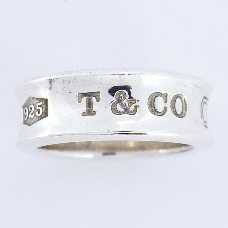 Tiffany & Co Ring Narrow Silver 925 Size 9 Ladies