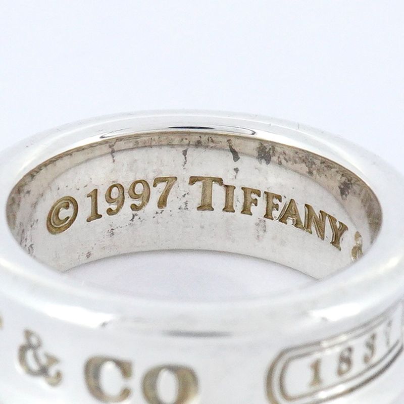 Tiffany & Co Ring Narrow Silver 925 Size 9 Ladies
