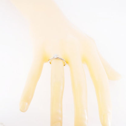 Tiffany & Co Ring Solitaire 1PD Pt950 Platinum Diamond 028ct 105 Ladies