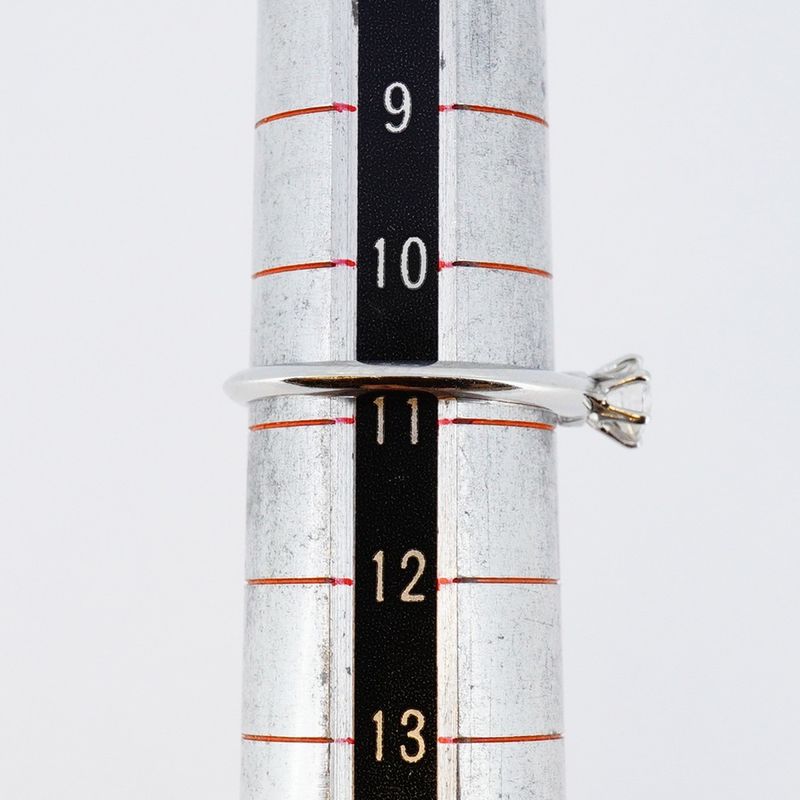 Tiffany & Co Ring Solitaire 1PD Pt950 Platinum Diamond 028ct 105 Ladies