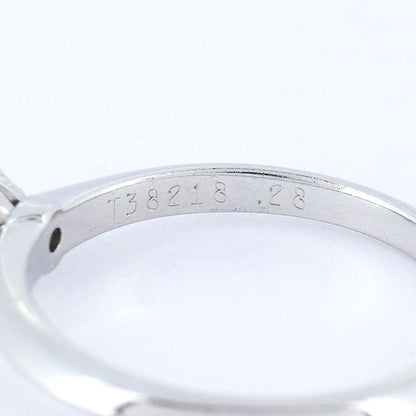 Tiffany & Co Ring Solitaire 1PD Pt950 Platinum Diamond 028ct 105 Ladies