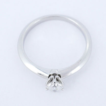 Tiffany & Co Ring Solitaire 1PD Pt950 Platinum Diamond 028ct 105 Ladies