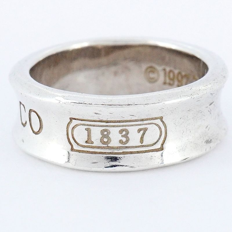 Tiffany & Co Ring Narrow Silver 925 Size 8 Ladies