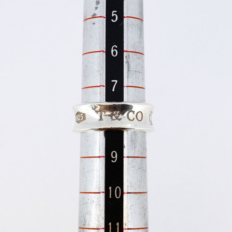 Tiffany & Co Ring Narrow Silver 925 Size 8 Ladies