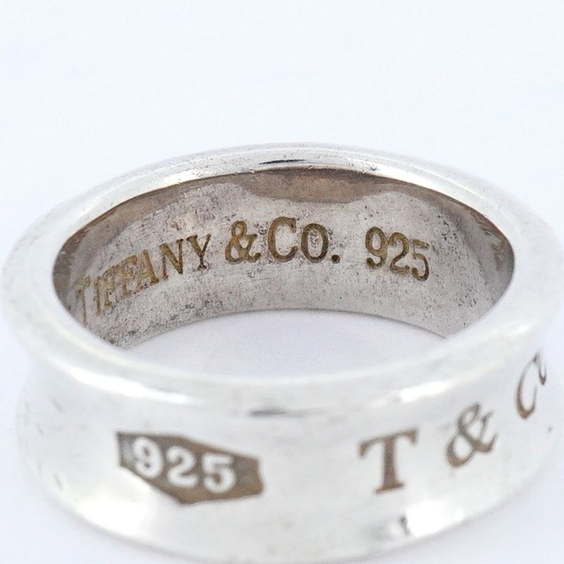 Tiffany & Co Ring Narrow Silver 925 Size 8 Ladies