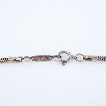 Tiffany & Co Necklace Narrow Bar 925 Silver Ladies