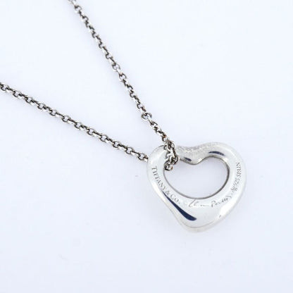 Tiffany & Co Necklace Open Heart Silver 925 Ladies