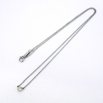 Tiffany & Co Necklace By-the-yard 1PD Pt950 Platinum Diamond Ladies