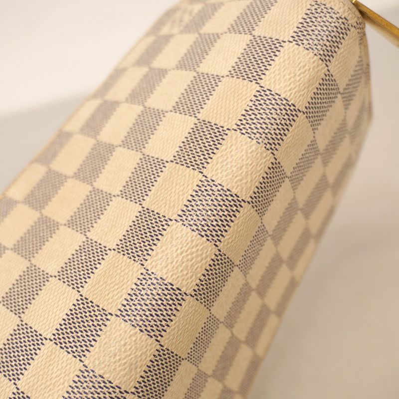 Louis Vuitton Damier Azure Zippy Wallet N60019 Whitemen Women Unisex