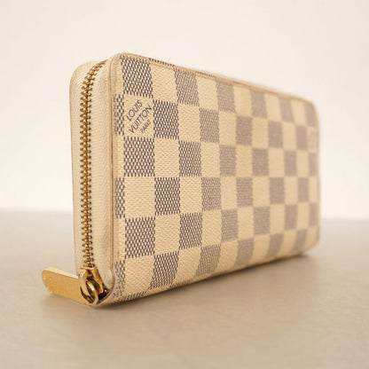 Louis Vuitton Damier Azure Zippy Wallet N60019 Whitemen Women Unisex