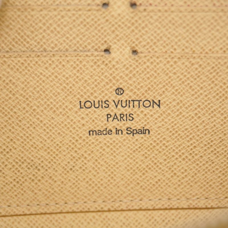 Louis Vuitton Damier Azure Zippy Wallet N60019 Whitemen Women Unisex