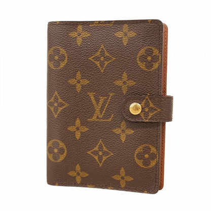 Louis Vuitton Notebook Cabas Monogram Agenda PM R20005 Brown Men Women Unisex