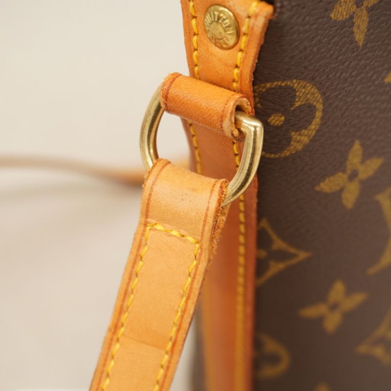 Louis Vuitton Shoulder Bag Monogram Drouot M51290 Brown Ladies