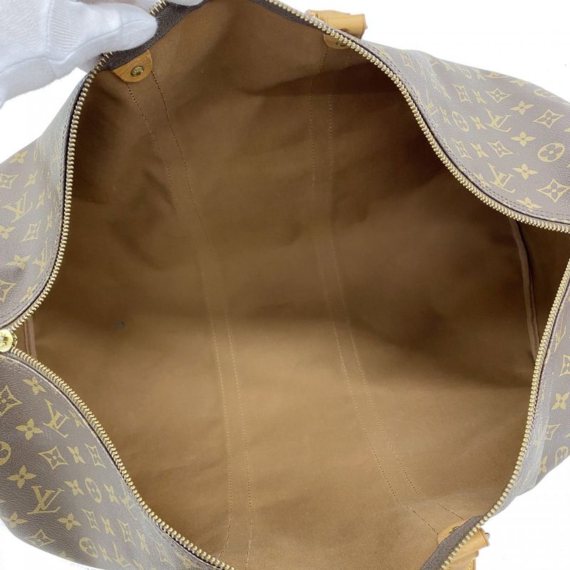 Louis Vuitton Boston Bag Monogram Keepall 60 M41422 Brown Men Women Unisex