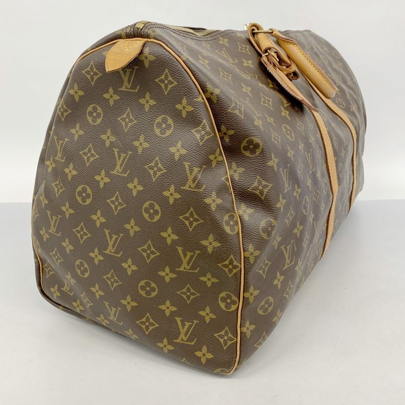 Louis Vuitton Boston Bag Monogram Keepall 60 M41422 Brown Men Women Unisex