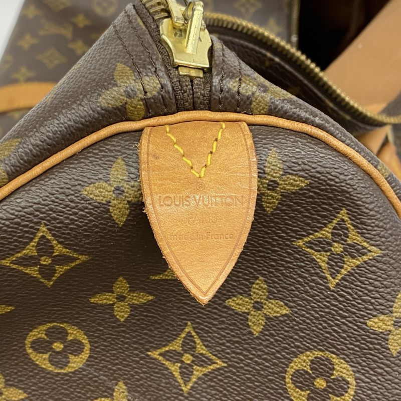 Louis Vuitton Boston Bag Monogram Keepall 60 M41422 Brown Men Women Unisex