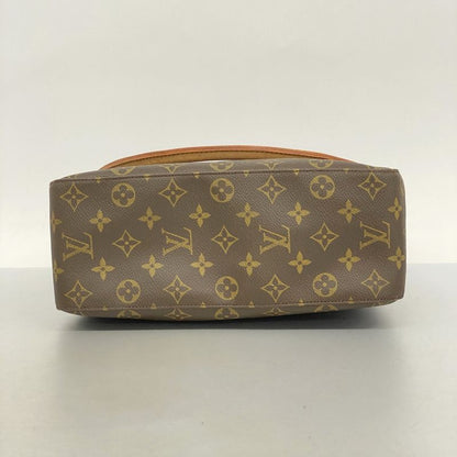 Louis Vuitton Shoulder Bag Monogram Looping GM M51145 Brown Ladies