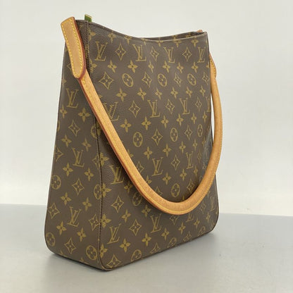 Louis Vuitton Shoulder Bag Monogram Looping GM M51145 Brown Ladies