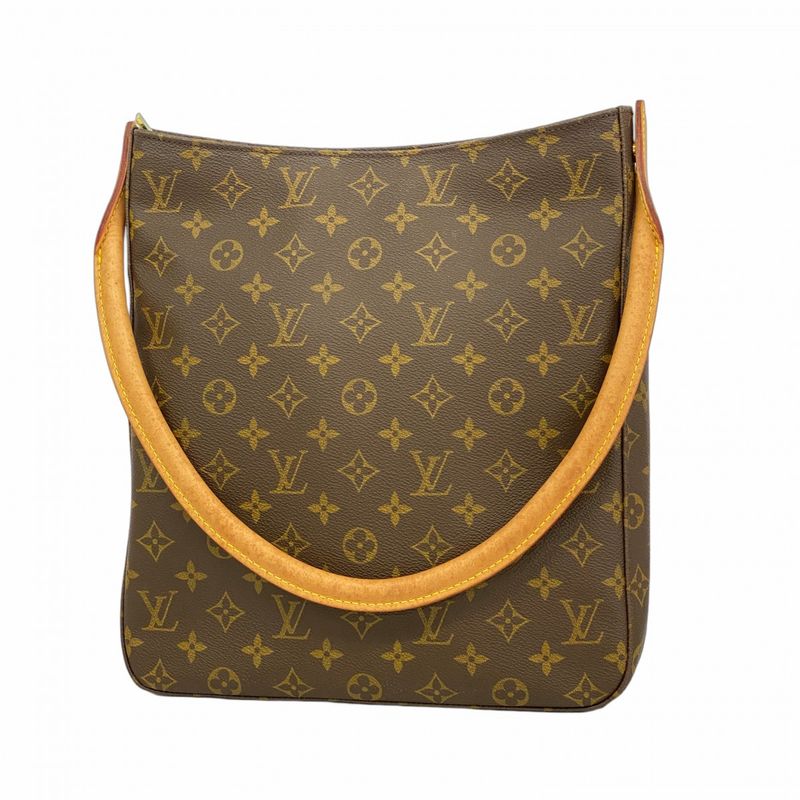 Louis Vuitton Shoulder Bag Monogram Looping GM M51145 Brown Ladies