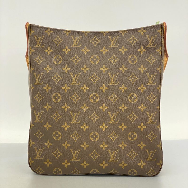 Louis Vuitton Shoulder Bag Monogram Looping GM M51145 Brown Ladies