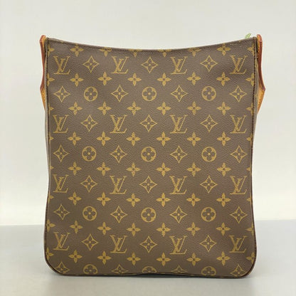 Louis Vuitton Shoulder Bag Monogram Looping GM M51145 Brown Ladies