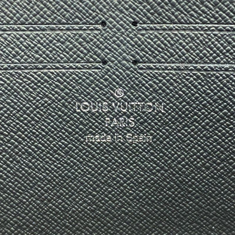 Louis Vuitton Long Wallet Monogram Macassar Zippy Dragonne M69407 Brown Black
