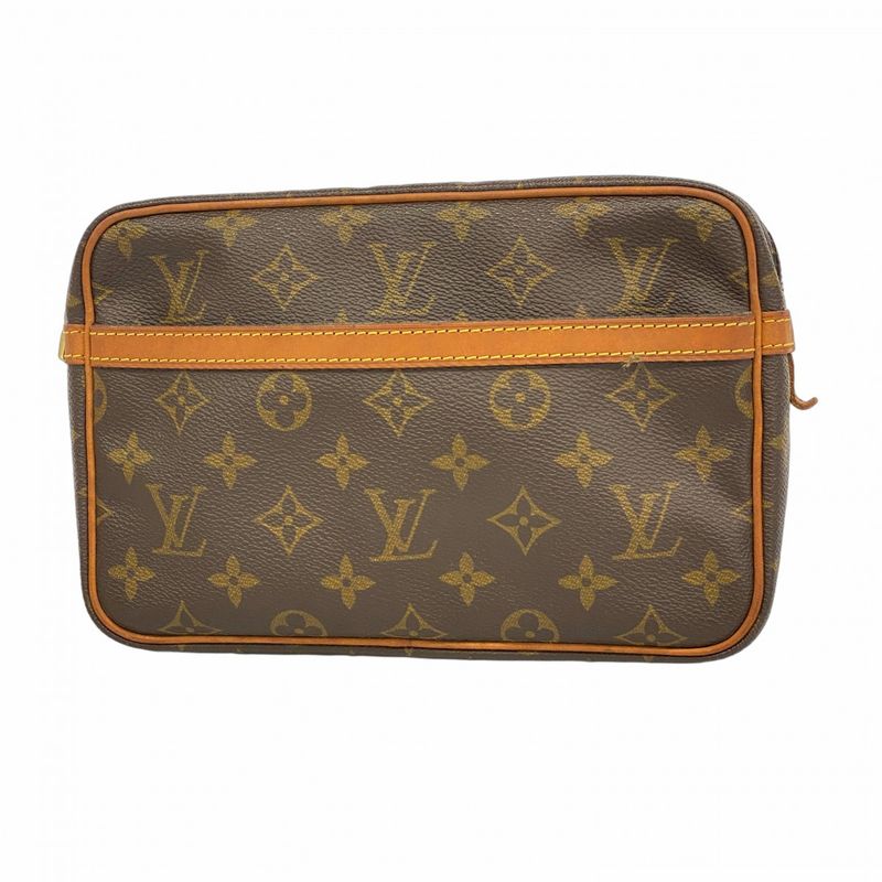 Louis Vuitton Clutch Bag Monogram Compiegne 23 M51847 Brown Men Women Unisex