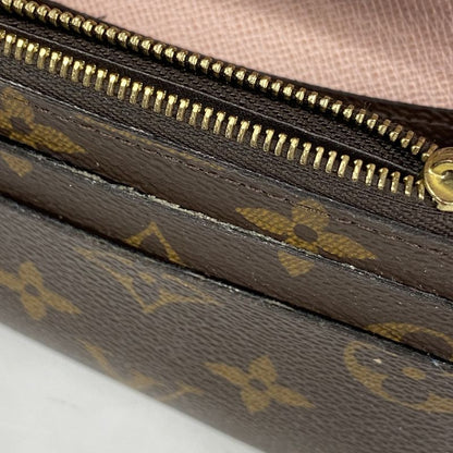Louis Vuitton Long Wallet Monogram Portefeuille Emily M61289 Brown Rose