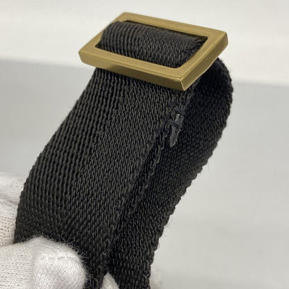 Gucci Pouch GG Canvas 106644 Canvas Black Gold Hardware Women's