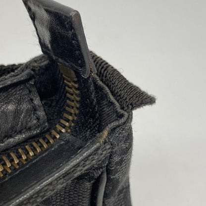 Gucci Pouch GG Canvas 106644 Canvas Black Gold Hardware Women's