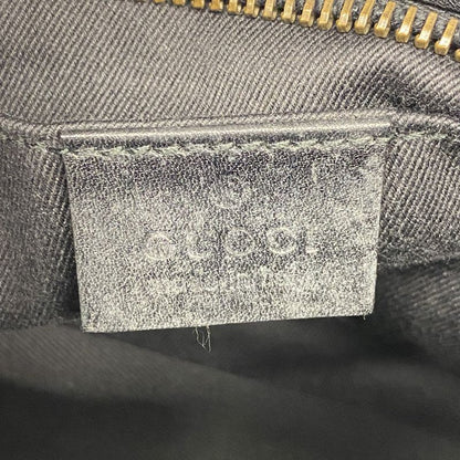 Gucci Pouch GG Canvas 106644 Canvas Black Gold Hardware Women's