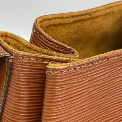 Louis Vuitton Shoulder Bag Epi Sac Depaul PM M80203 Kenyan Brown Ladies