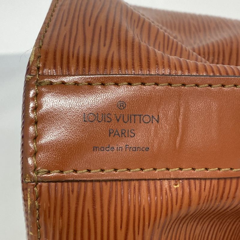 Louis Vuitton Shoulder Bag Epi Sac Depaul PM M80203 Kenyan Brown Ladies