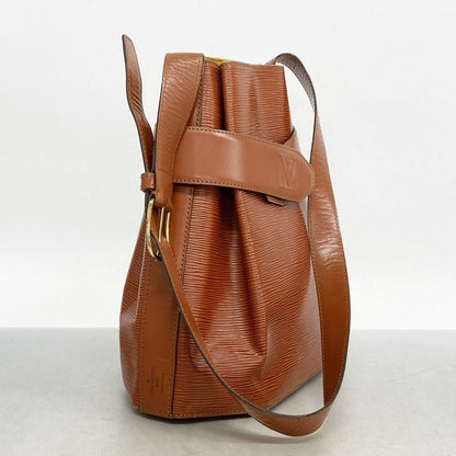 Louis Vuitton Shoulder Bag Epi Sac Depaul PM M80203 Kenyan Brown Ladies